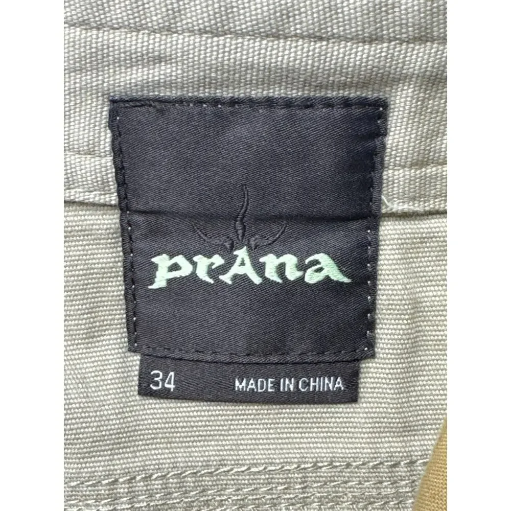 Prana Men's Khaki Bronson 34 x 34 excellent condition